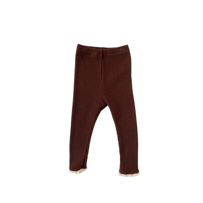 Ins tavaszi őszi baba nadrágok pamut bordázott sztreccs vékony szűk újszülött lányok leggings sokoldalú csecsemő lány nadrág