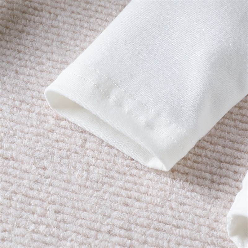 Babatakaró anyaga Újszülött csecsemő baba lányoknak pamut őszi Valentin-napi hosszú ujjú tipegő T Kislány ruhák