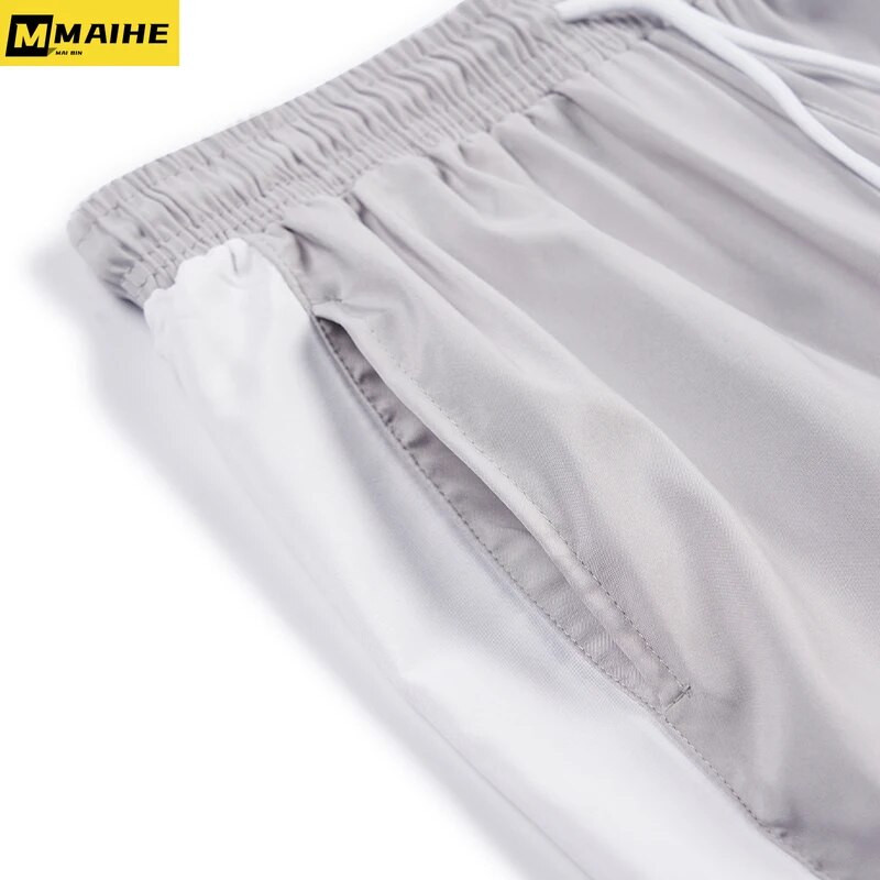 Új férfi alkalmi tréningruha 2023 tavaszi Harajuku szettek Férfi utcai ruházat kocogó sportruha dzseki + nadrág 2 részes ruházati készlet, ruházat