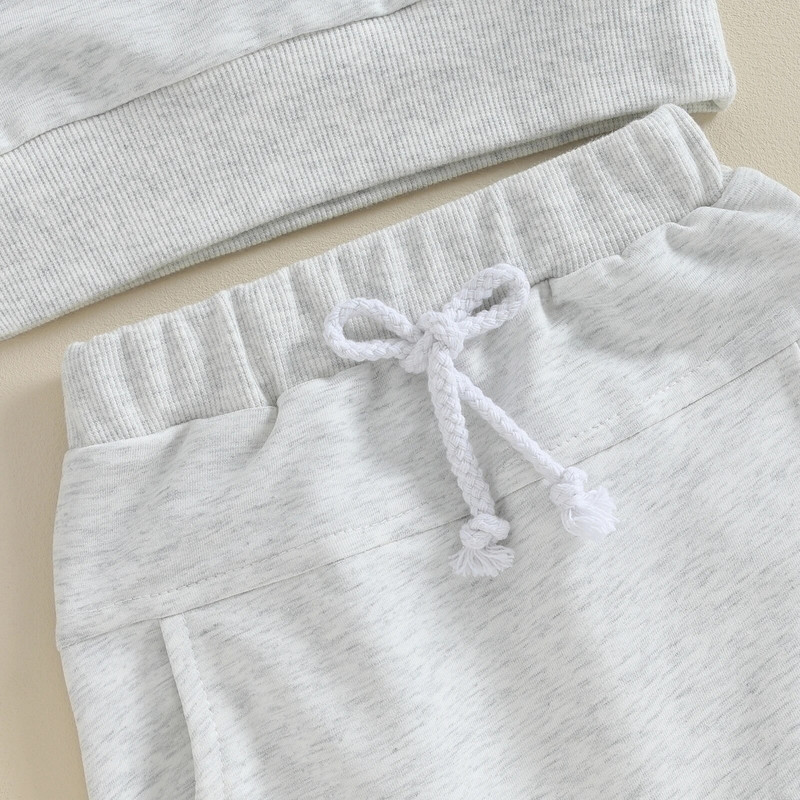 ma&baby 6M-4Y Csecsemő Tipegő Gyerek Baba Fiúk Ruhakészletek Letter hosszú ujjú felsők Nadrág Felszerelések Őszi tavasz alkalmi fiúk tréningruha