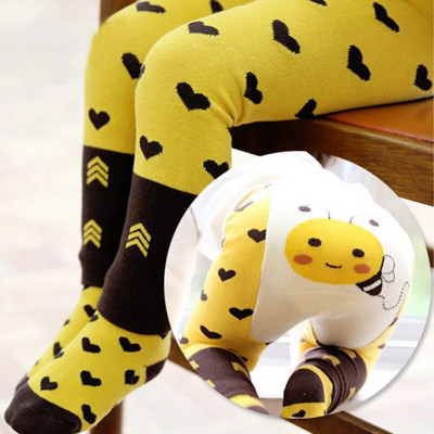 Baby Boy Girl Cartoon PP Παντελόνι με Sox Infant Toddler Ζώο από βαμβακερό ελαστικό παντελόνι παντελόνι Skinny παντελόνι Παιδικό καλσόν άνοιξη