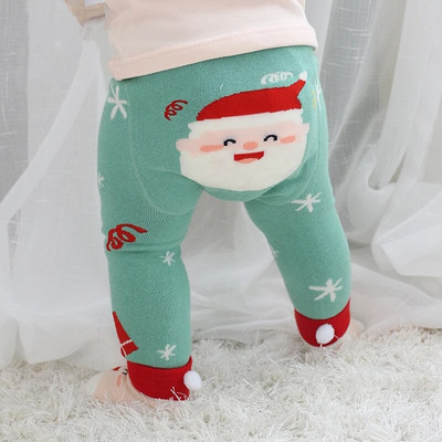 Baby Boy Girl Cartoon PP Παντελόνι με Sox Infant Toddler Ζώο από βαμβακερό ελαστικό παντελόνι παντελόνι Skinny παντελόνι Παιδικό καλσόν άνοιξη