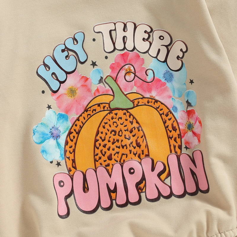 ma&baby 0-24M Halloween Baba Fiú Lány Romper Újszülött Csecsemő Tipegő levél Töknyomat Hosszú ujjú Jumpsuit Playsuit Ruházat