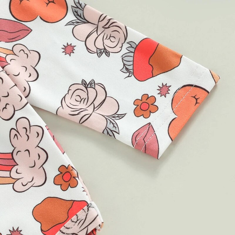 2 db-os Baby Girl tavaszi ruhák, hosszú ujjú fodros body + kordbársony teljes ruha szett