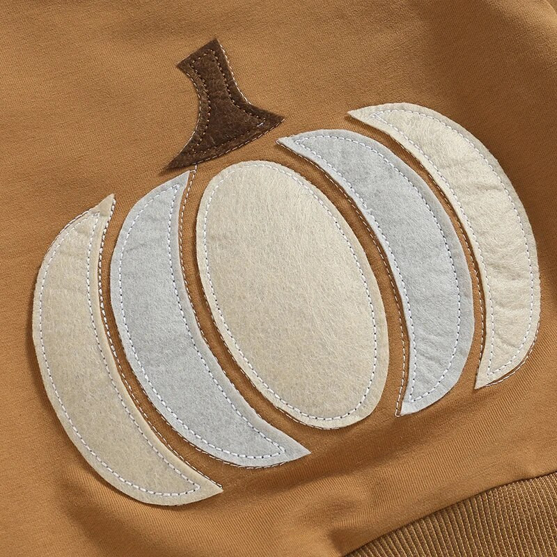 ma&baby 0-3Y Halloween újszülött kisfiú lány ruhakészletek aranyos sütőtök mintás hosszú ujjú felsők csíkos nadrágok ruhák jelmezek