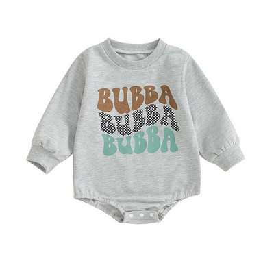 ma&baby 0-18M Νεογέννητο Βρέφος Αγοράκι Κοριτσάκι Rompers casual μακρυμάνικο γράμμα εκτύπωσης Φθινοπωρινή ανοιξιάτικη φόρμα