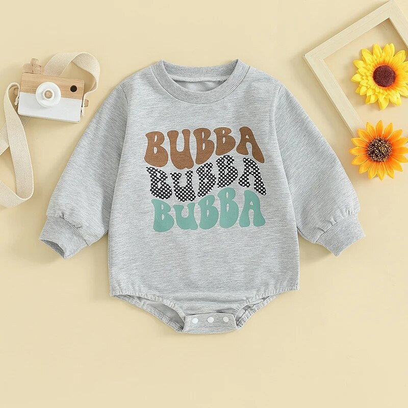 ma&baby 0-18M újszülött csecsemő kisfiú lány nadrág Alkalmi hosszú ujjú, betűvel nyomtatott kombinék őszi tavaszi ruházat