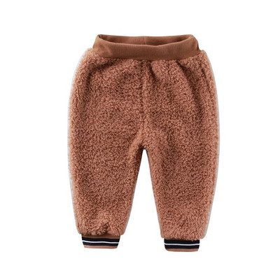 Baby Coral Fleece Μακρύ Παντελόνι Νεογέννητα Ζεστά Ρούχα Φθινόπωρο και Χειμώνας Αγόρια και Κορίτσια Χριστουγεννιάτικα Παντελόνια