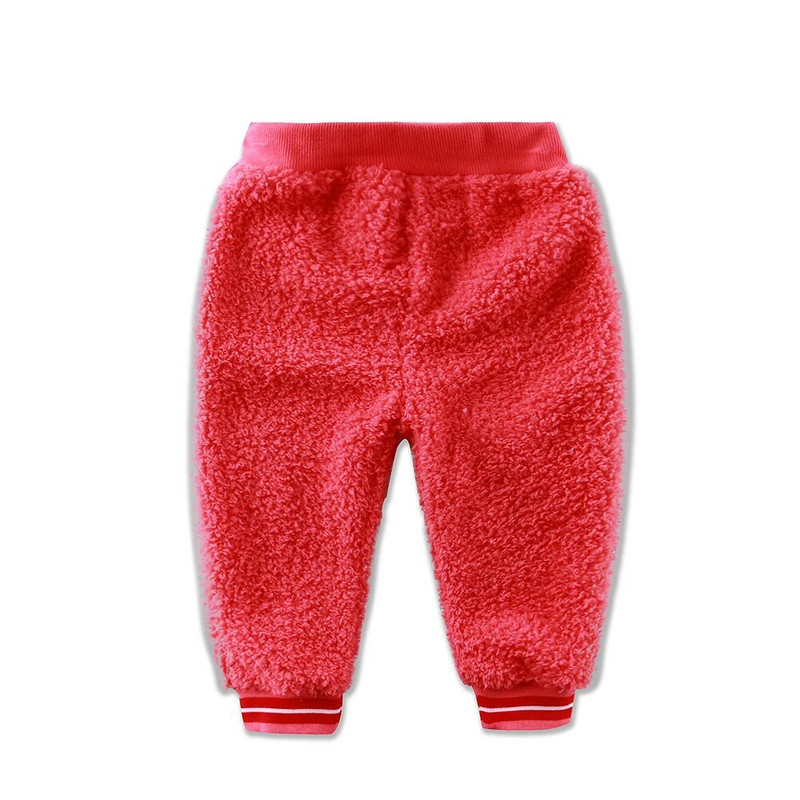 Baba korall gyapjú hosszú nadrág Újszülött meleg ruhák Őszi és téli fiúk és lányok nadrág karácsony