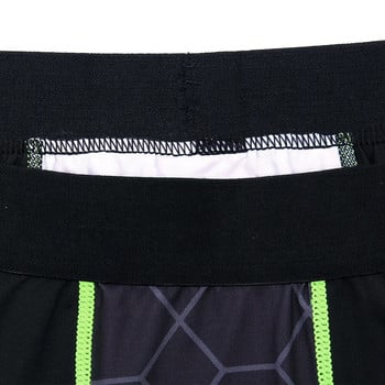 Мъжки фитнес спортни тениски Панталони Мрежести комплекти с дълъг ръкав за тренировки за бягане Бързосъхнещи високоеластични тесни костюми S-3XL