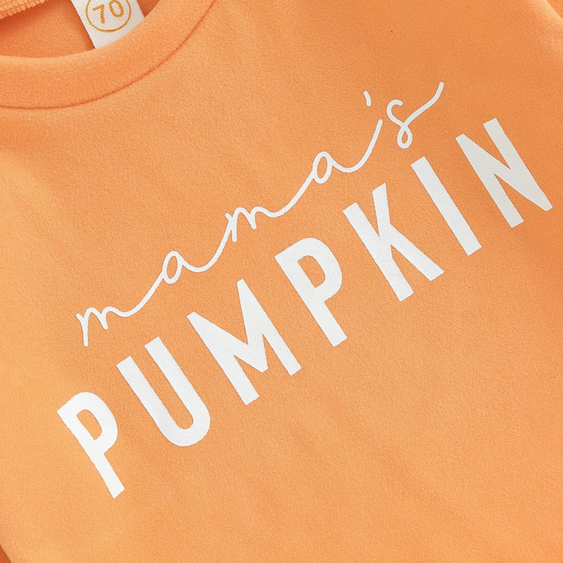 ma&baby 0-18M halloween csecsemő újszülött kisfiú lány lány tök tök levélmintás hosszú ujjú jumpsuit meleg kisgyermek jelmezek D05