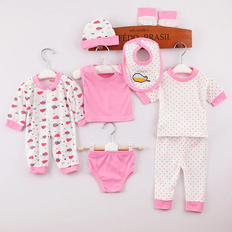 Újszülött csecsemők ruházat baba lányok fiú ruhák fehérnemű felsők nadrág 8 DB/szett Tipegő nadrág Gyerek ruhák Jumpsuitek jelmez A381