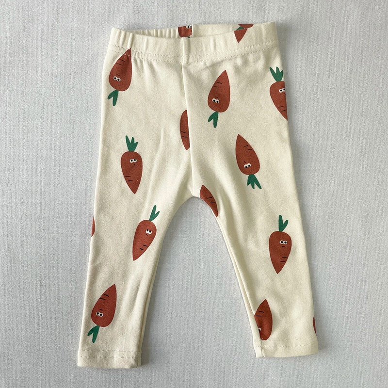 2023 őszi újdonság Gyerekeknek Baba Lányok Fiúk Teljes ujjú Nyomtatott ingek+nadrágok Újszülött csecsemők pamut otthoni ruházat tipegő szett 2db