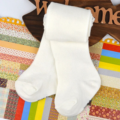 0-24M új divat újszülött kislány tömör pamut feszes harisnyanadrág meleg harisnya harisnya