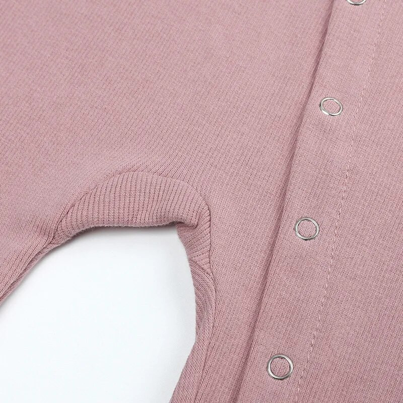 100% pamut újszülött csecsemőruhák egyszínű kombi nadrágok melles csecsemő fiúk lányok tavaszi alsó ing Jumpsuits lábos