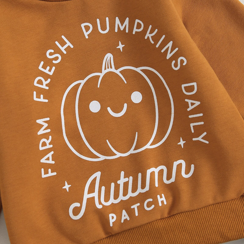 ma&baby 0-3Y Halloween baba fiú ruha készletek kisgyermek csecsemő ruhák jelmezek tökmintás felsők nadrágok alkalmi ruhák