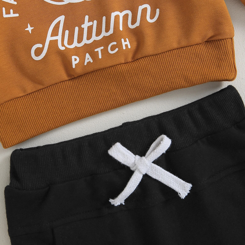 ma&baby 0-3Y Halloween baba fiú ruha készletek kisgyermek csecsemő ruhák jelmezek tökmintás felsők nadrágok alkalmi ruhák