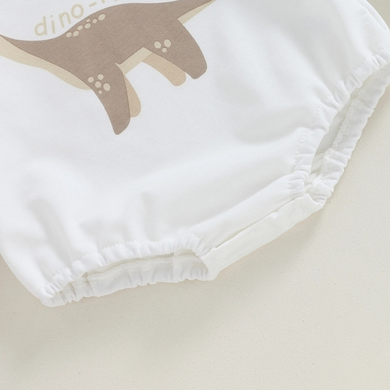 ma&baby 0-18M Tipegő Újszülött Kisfiú Lány Nyomdász Aranyos Dinoszaurusz mintás Hosszú ujjú Jumpsuit Playsuit Őszi tavaszi ruházat