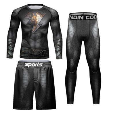 Ανδρικά γραφικά μπλουζάκια Cody Lundin Sublimated MMA Jiu Jitsu Rashguard Ανδρικό σετ γυμναστικής πυγμαχίας Ελαφρύς φόρμες γυμναστικής