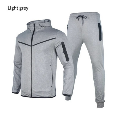 Νέα ανδρική ανοιξιάτικη φόρμα Tech Fleece Hoodie Cotton Stretch Training Φορέστε κορυφαίας ποιότητας παλτό Παντελόνι αθλητικό σετ Ρούχα