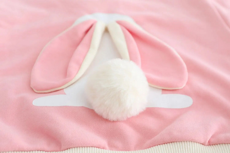 2023-as totyogó kislány őszi téli ruhák rajzfilm nyúl hosszú ujjú pulóver pulóver felsők + leggings nadrág felszerelés készlet 2db