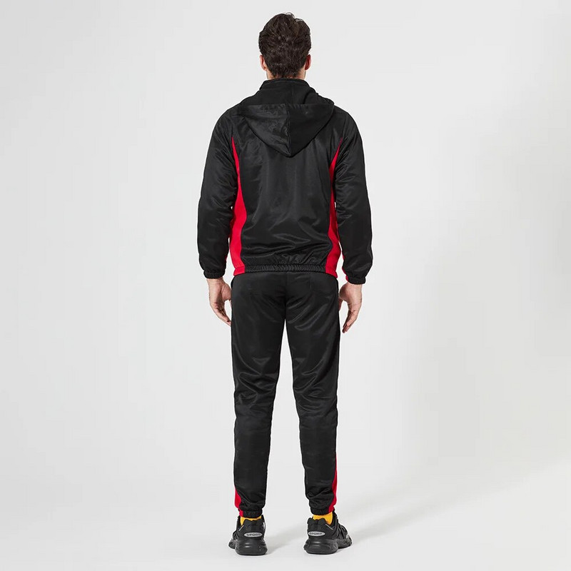 Alkalmi sportruha férfi gyűjthető sapka dzseki sportnadrág 2 részes készletek állógallér Divatos hosszú ujjú öltöny férfi tréningruha