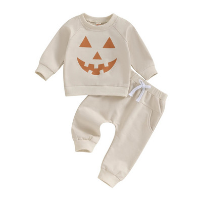 ma&baby 0-3Y Απόκριες Νεογέννητο Βρέφος Βρέφος αγόρι Κοριτσάκι Ρούχα Σετ κολοκυθάκια μακρυμάνικα παντελόνια Κοστούμια