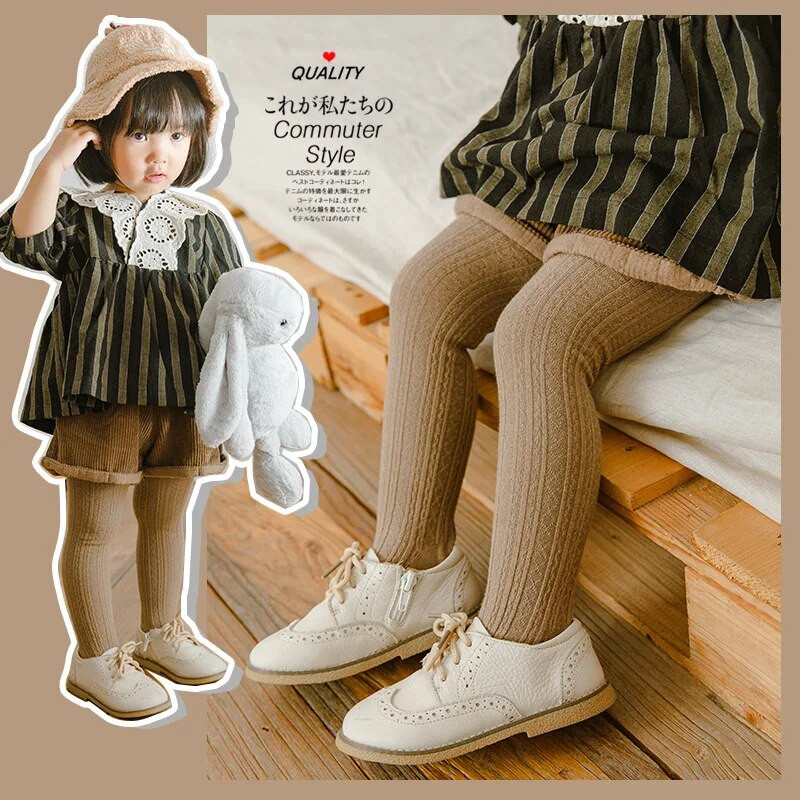 Lányok tavaszi őszi harisnyanadrágok tipegő gyerekek baba lányok pamut harisnya masszív masni, 6 színű harisnya Thermal harisnya 1-10 éves korig