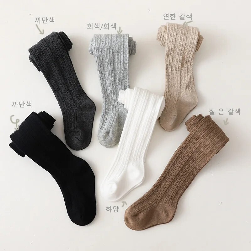 Lányok tavaszi őszi harisnyanadrágok tipegő gyerekek baba lányok pamut harisnya masszív masni, 6 színű harisnya Thermal harisnya 1-10 éves korig