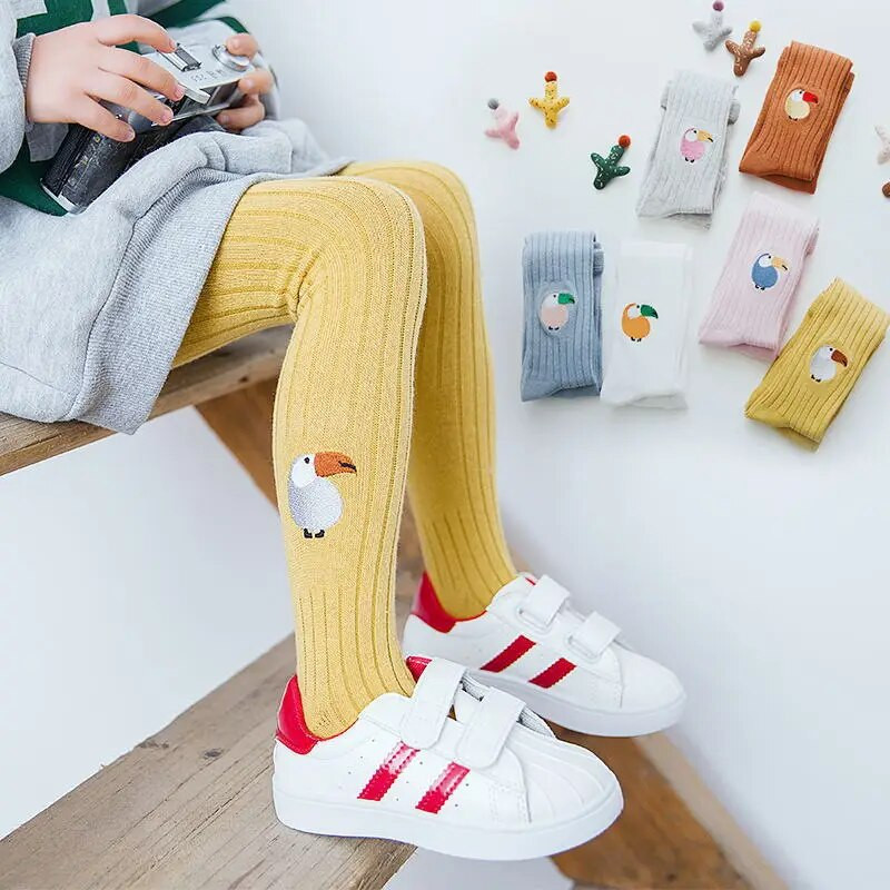 Gyerek lányok Rajzfilm Rugalmas Harisnyanadrág Divat Lányok Harisnyanadrág Alkalmi meleg Gyermek Harisnya Lány Ruhák Harisnyanadrág 2-10Y Ruhák