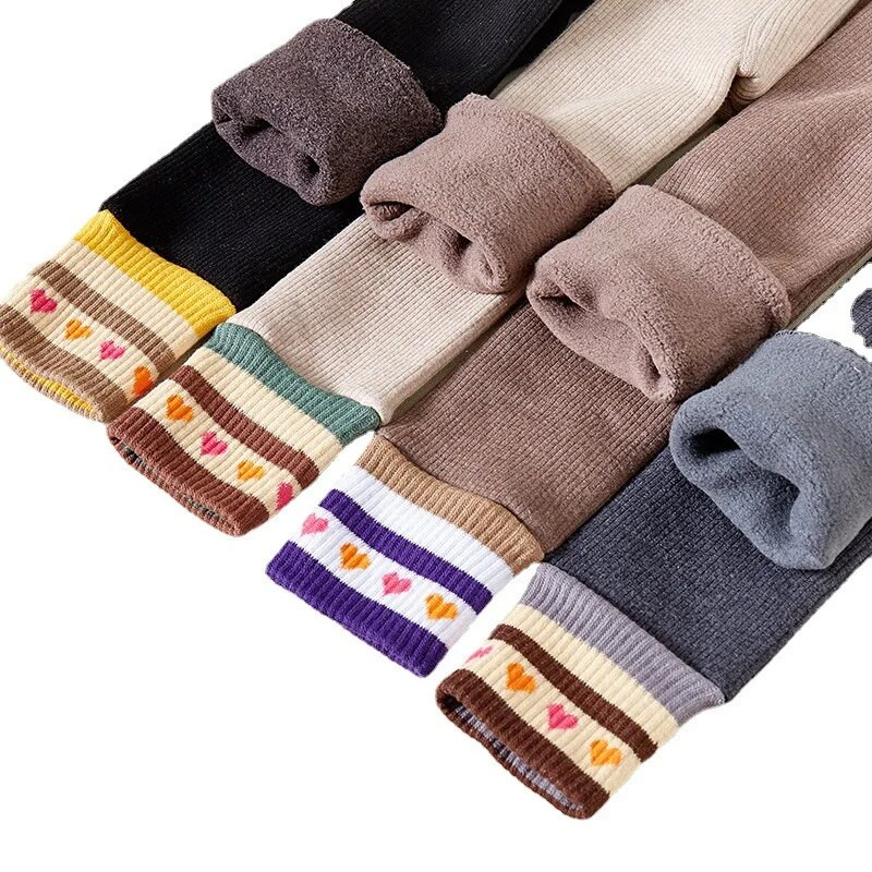 Thicken Girls Harisnyanadrág Télre Őszre Meleg Baba Lányok Ruházat Gyermek Harisnya Solid Gyerek Harisnyanadrág 1-12 éves Gyerek Leggings