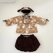 Cute Cozy 2023 Φθινοπωρινό σετ φορμάκι για νεογέννητο - Μακρυμάνικο μπλουζάκι με στάμπα κουνελιού + Καπέλο παντελόνι μονόχρωμο για παιδιά κοριτσάκια