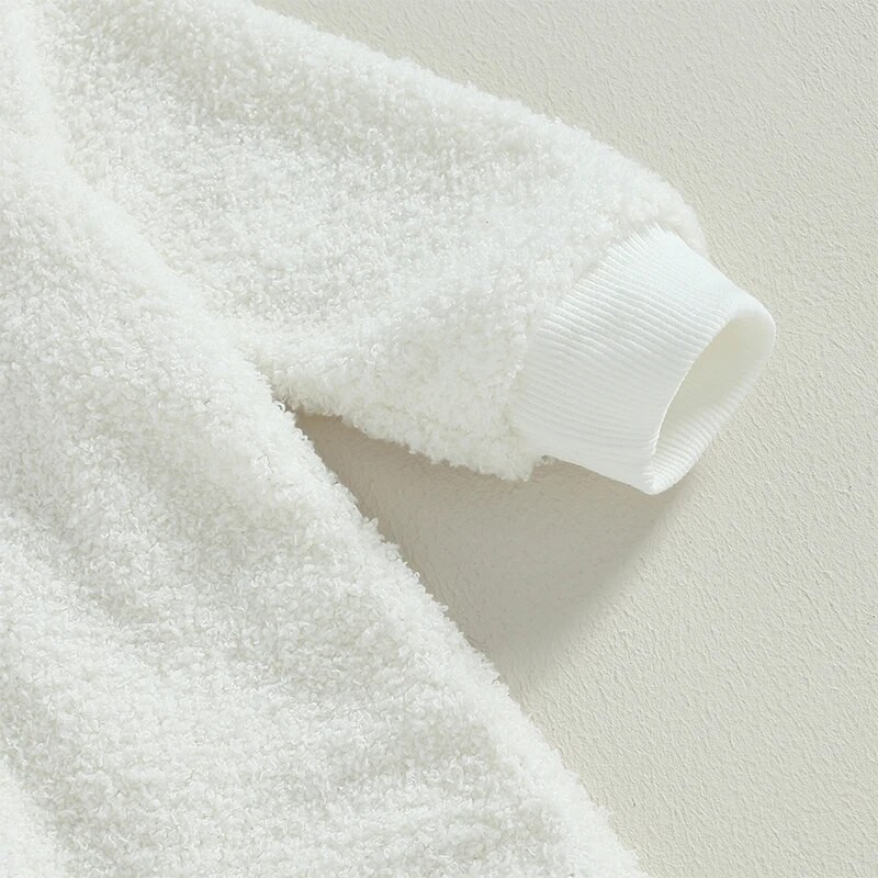 ma&baby 0-12M újszülött csecsemő kisfiú lány jumpsuit meleg plüss aranyos medve nadrág őszi tavaszi téli ruházat