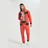 Cross Border Ανδρικά 3D Splicing Color Blocking Εκτύπωση με κουκούλα Casual Sports Ανδρικά Hoodie SetSportswear αθλητική φόρμα ανδρική αθλητική φόρμα