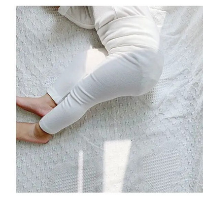 Őszi Baba Lány Leggings Baba Fiúk Bordás Leggings Gyerek Vékony nadrágok Gyerekek Alkalmi nadrágok 0-4 éves Baba Alkalmi nadrágok