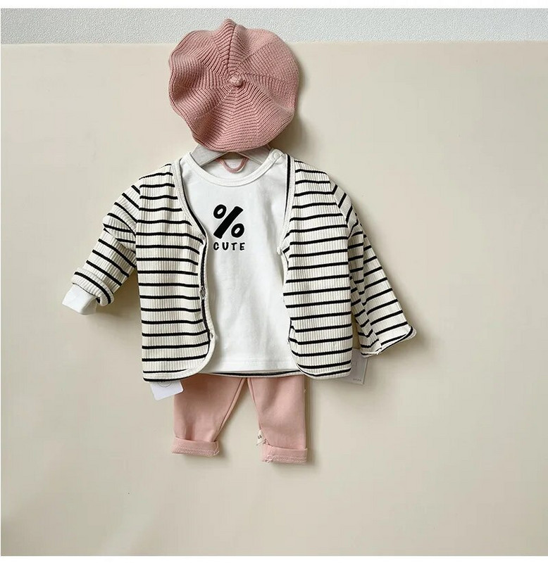 Őszi Baba Lány Leggings Baba Fiúk Bordás Leggings Gyerek Vékony nadrágok Gyerekek Alkalmi nadrágok 0-4 éves Baba Alkalmi nadrágok