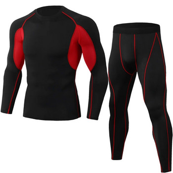 12 Χρώματα Ανδρικά αθλητικά ρούχα συμπίεσης Αθλητικά κοστούμια Quick Dry Clothes Sports Joggers Προπόνηση Γυμναστήριο Αθλητικές φόρμες για τρέξιμο