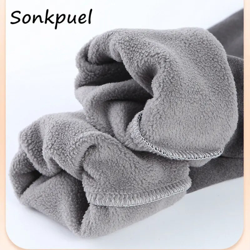 Lányok Nadrágok Őszi Téli Gyereknadrágok Meleg Leggings Vastag Bársony Csillagmintás Gyereknadrágok 2-10 éves Kislány Leggingsek