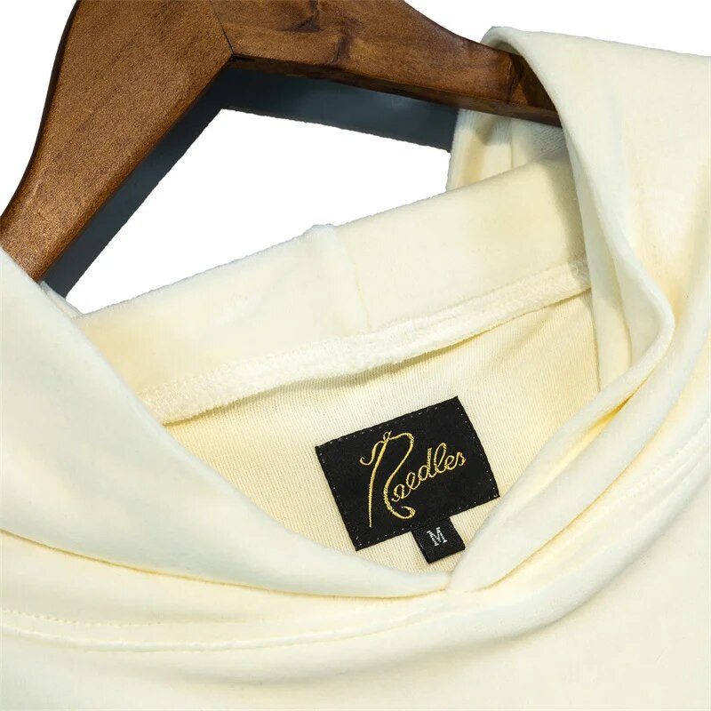 Tűk Pillangós hímzés Bársony cipzáras kabát férfi és női csíkos szalagos sport kapucnis dzseki sportnadrág