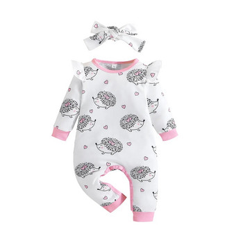 Prowow 0-18M Elephants Baby Girls Romper гащеризон Cartoon Animals Florals Боди за новородени Бебешки дрехи за момичета