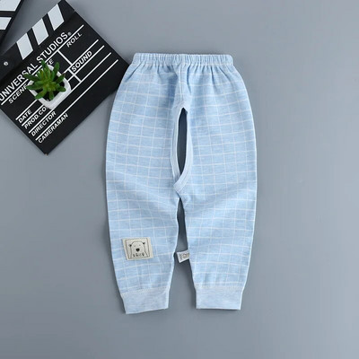 Újszülött nadrág nyitott lábszárral Pamut tavaszi őszi nadrág fiúknak leggingsek aranyos lányoknak pizsamák kisgyermek ruhák 0-24M