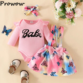 Prowow 0-18M Őszi Téli Kislány Ruhák Egyszarvú Elefánt Babanadrág+Szaknyák Aranyos Újszülött Kislányok Ruhakészletek