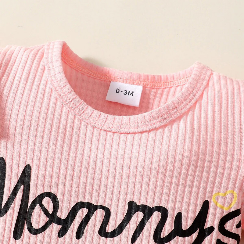 Prowow 0-18M farmer outfit baba lány ruha szett Letter rózsaszín nadrág + szakadt nadrág farmer rövidnadrág nyári felső és szoknya szettek