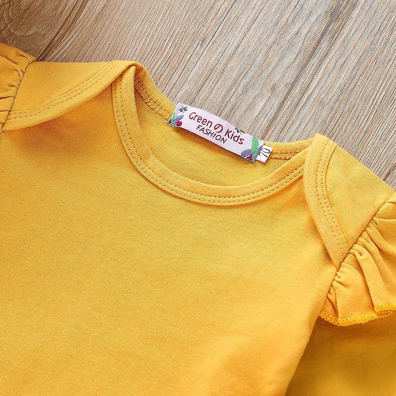 Pudcoco lány szett 0-18M AU Stock Újszülött baba lány ruhák póló felső + nadrág leggings ruhák készlet