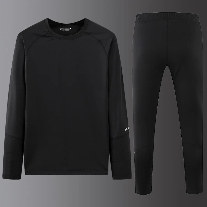 Téli új, kiváló minőségű termikus fehérnemű férfi öltöny pamut sport izzadságelnyelő, gyorsan száradó termo fehérnemű férfi ruházat