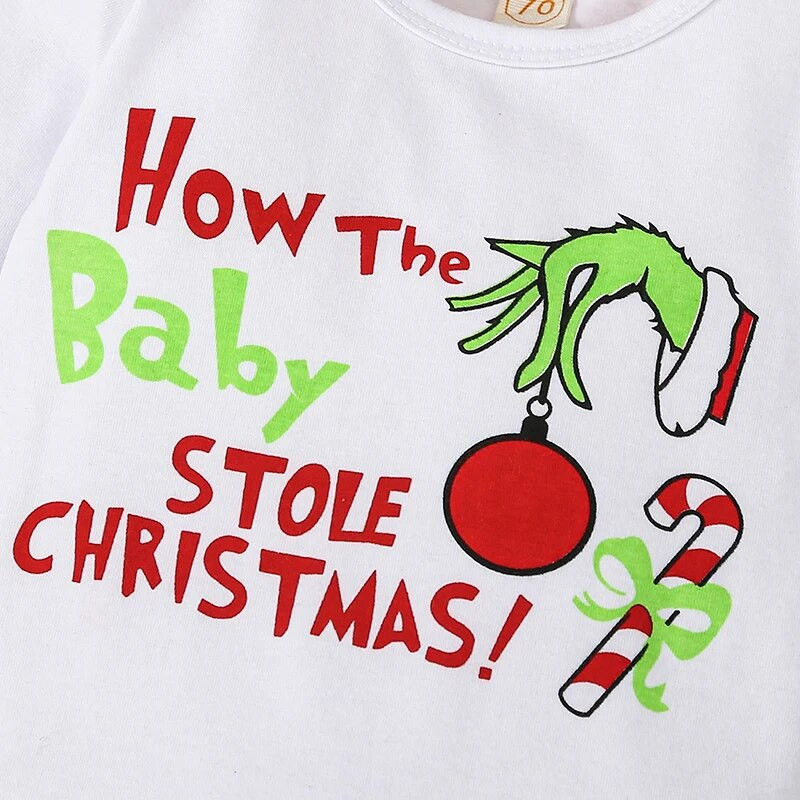 Kisfiúk Lányok Karácsonyi Felszerelések Szörny Kéz Hosszú ujjú Nyomdak Váltónadrágok 2 db Ruhák