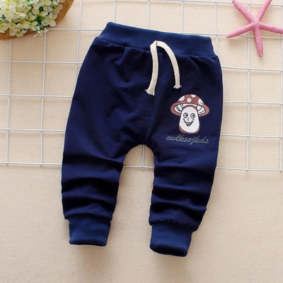 CHILDREN WIT Tavaszi új baba nadrág 1 darab pamut rajzfilm Gomba Korea Harlan baba nadrág 0-3 éves baba fiú nadrág