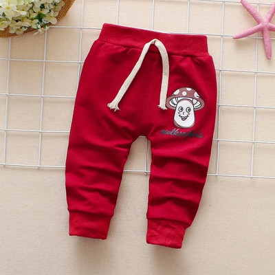 CHILDREN WIT Tavaszi új baba nadrág 1 darab pamut rajzfilm Gomba Korea Harlan baba nadrág 0-3 éves baba fiú nadrág