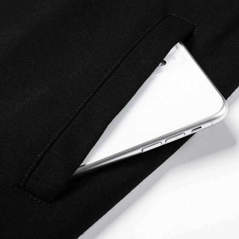 2021-es új koreai változat Állványgalléros sportruha férfi trendi egyenes cső bő középkorú fiatalok alkalmi férfiruha