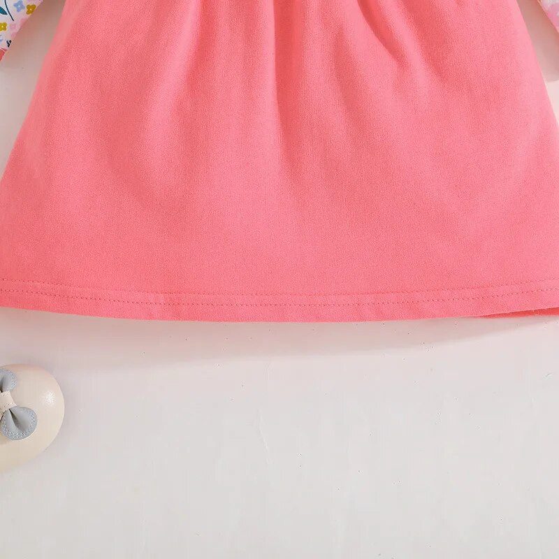 Prowow 3-24M őszi téli baba ruha pamut hosszú ujjú kis virágos szőnyeg és hát nélküli róka ruha újszülött ruhák